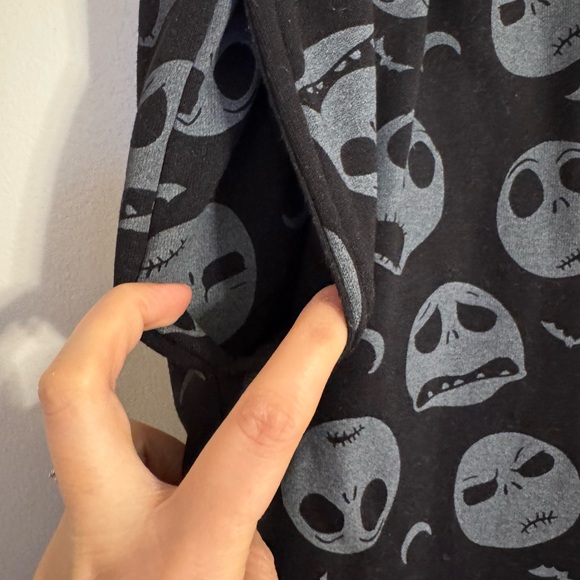 Disney Nightmare Before Christmas Women's Graphic Print Fleece Jogger Pants - Picture 6 of 11